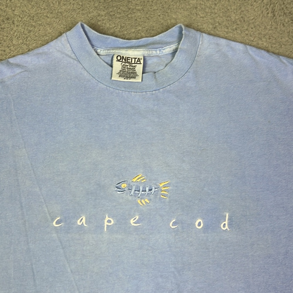 Vintage Embroidered Cape Cod T-shirt - Picture 2 of 5